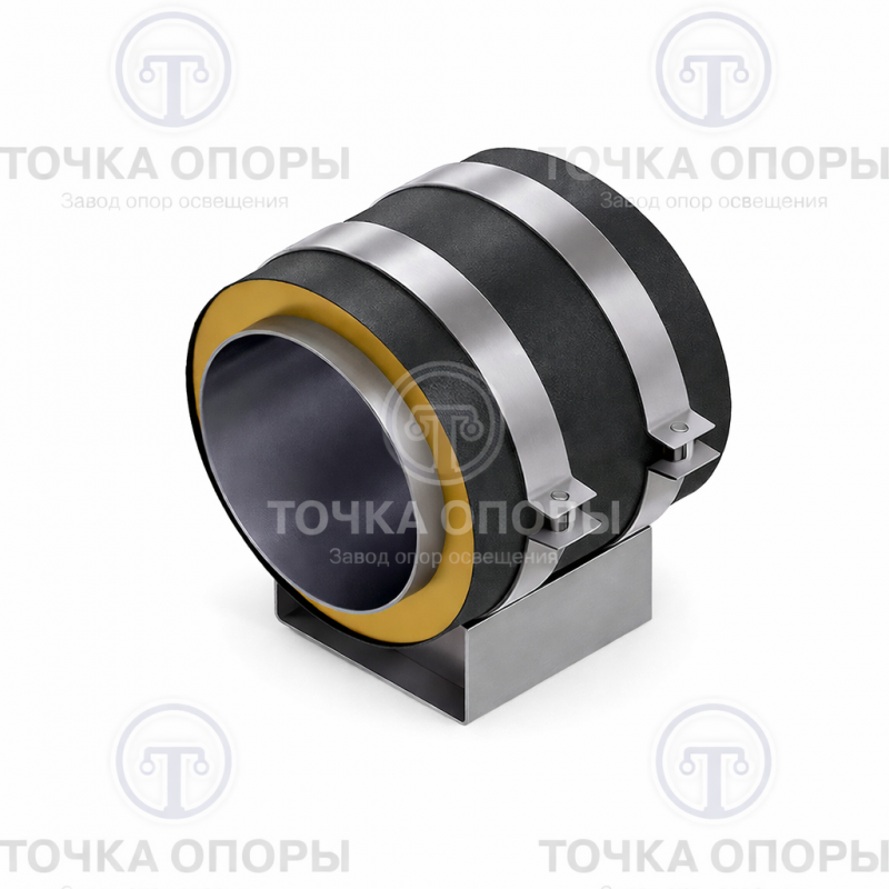 Скользящая опора СПОн 920/1100.100 подкладная надземная для труб в ППУ